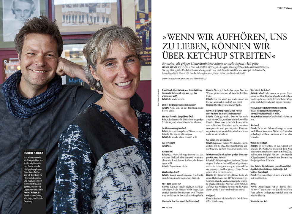 Robert Habeck & Andrea Paluch, zeozwei Magazin_01