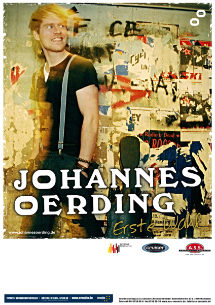 Johannes Oerding Tour Plakat